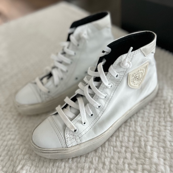 Saint Laurent High Top Sneakers - Picture 1 of 7